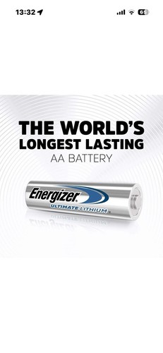 Batterie litio energizer aa - al,