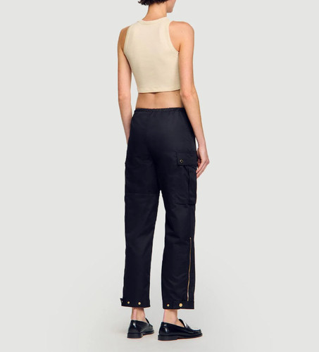 Sandro pantaloni cargo donna