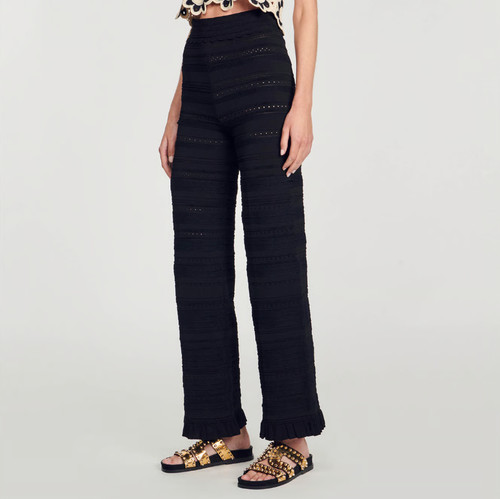 Sandro pantaloni donna neri - , in